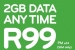 Cell C Sim Only 2GB - [R99 p/m]